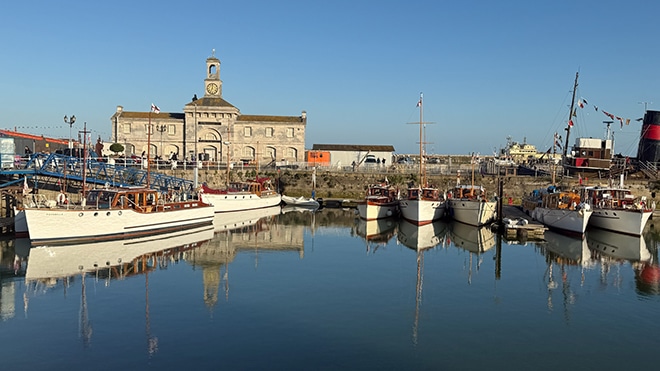 A line up to behold in Ramsgate harbour