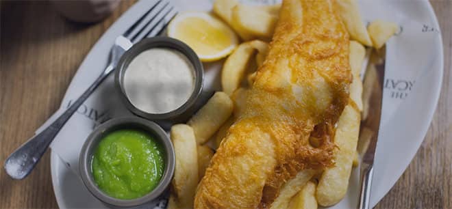 Fish & Chips at The Oystercatcher