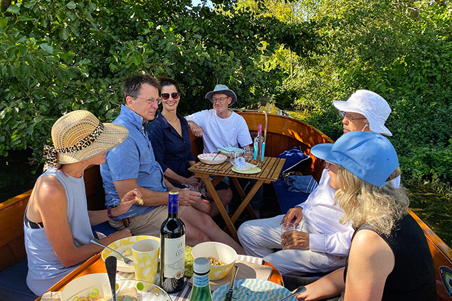 In good company and the best of settings