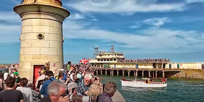 The Little Ships received the warmest of welcomes in Dunkirk